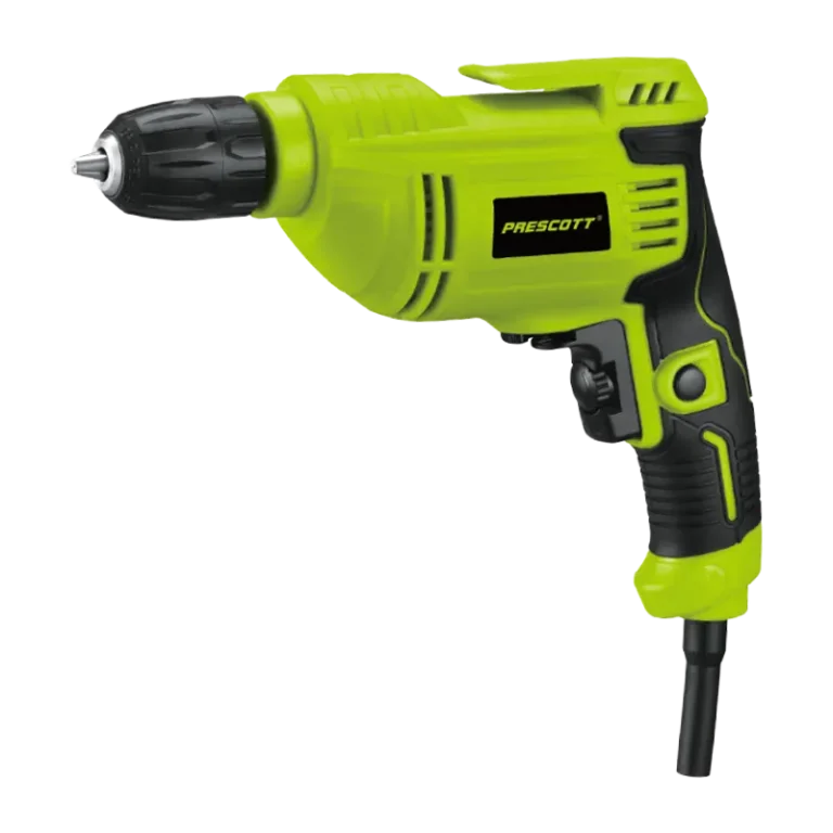 Prescott PT0101008 550W electric drill machine with 10mm chuck capacity and technical specifications