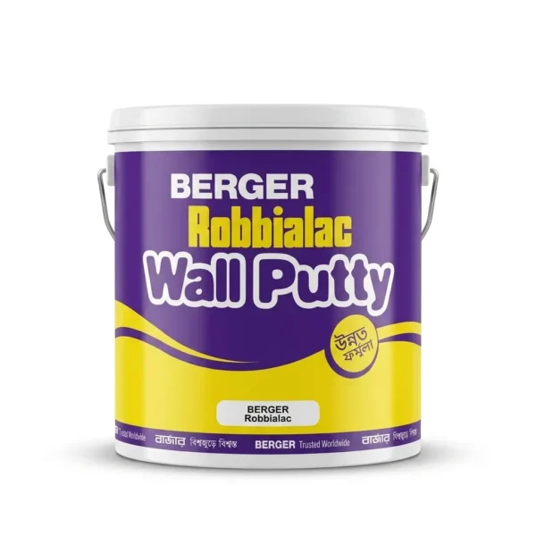 Berger Robbialac Wall Putty advanced formula smooth wall filler bucket