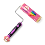 King 9 inch paint roller with comfortable grip handle for wall painting