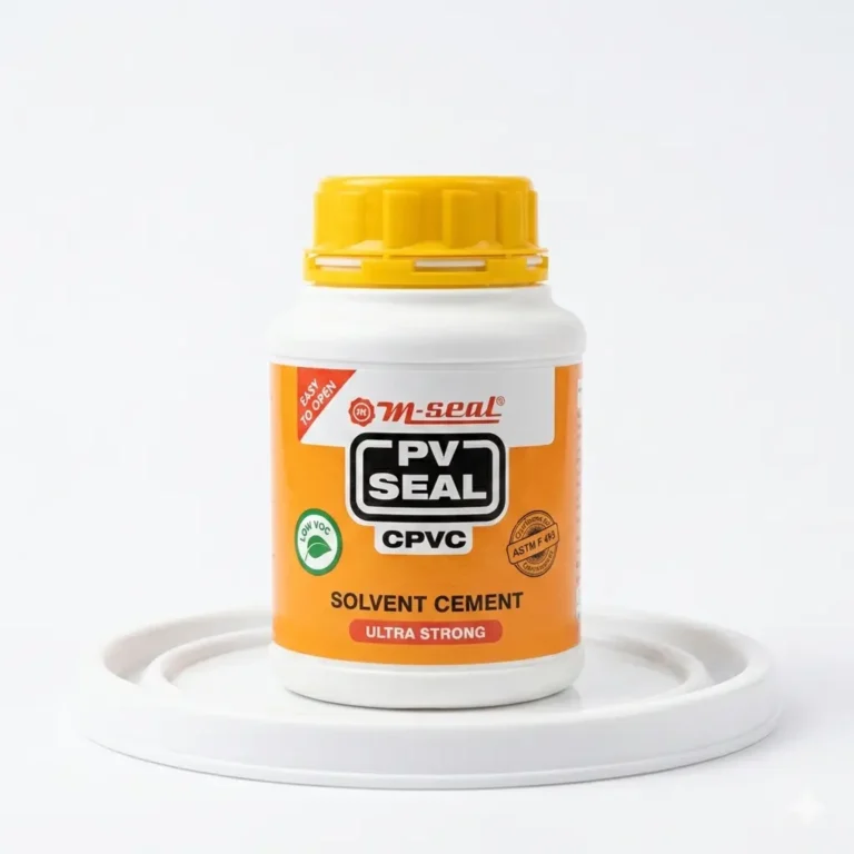 M-Seal PV Seal CPVC solvent cement ultra strong pipe glue bottle