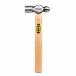 ME ball-peen hammer with premium wooden handle for metalworking