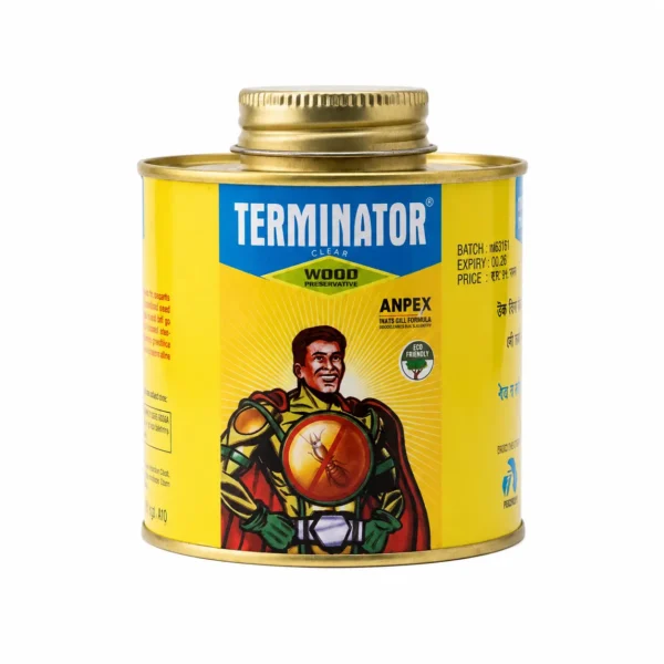 Terminator Clear Wood Preservative ANPEX Formula Anti-Termite Wood Protection Solution