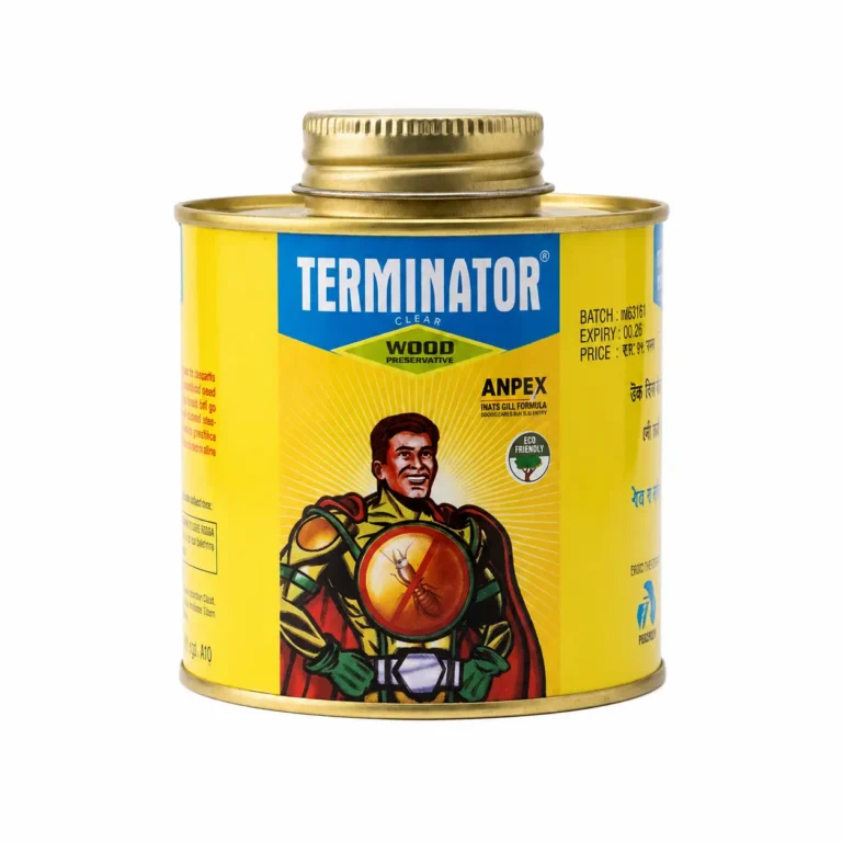 Terminator Clear Wood Preservative ANPEX Formula Anti-Termite Wood Protection Solution