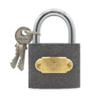 Tri-Circle Heavy Duty Padlock with 2 Keys | Durable Security Lock