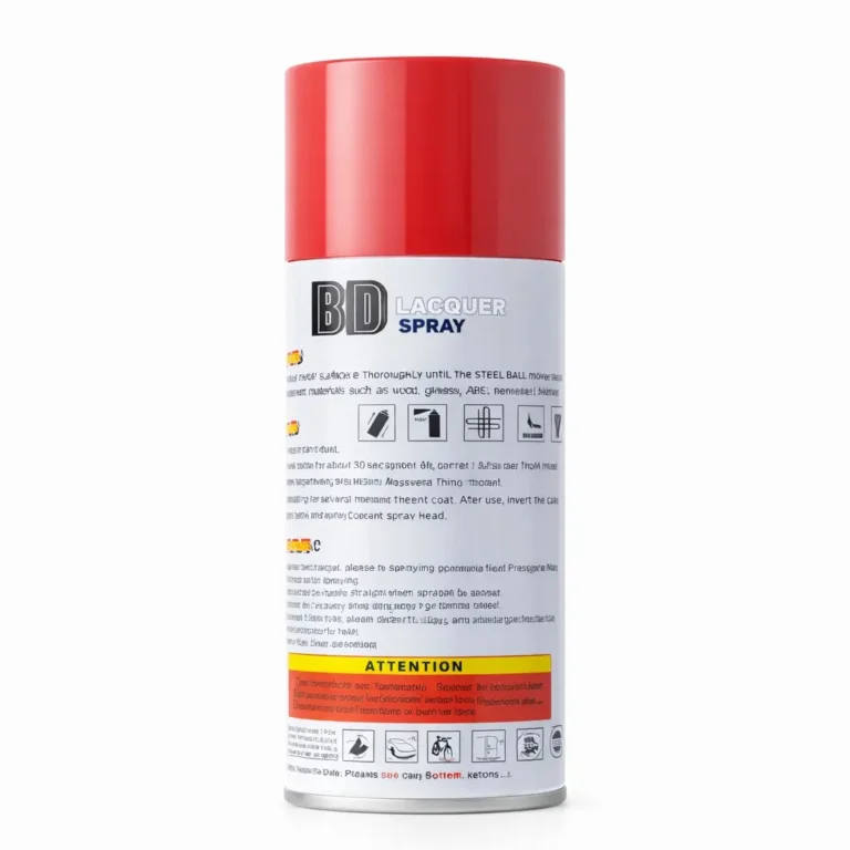 BD Lacquer Spray 400ML Quick Drying Clear Coat for Wood and Metal