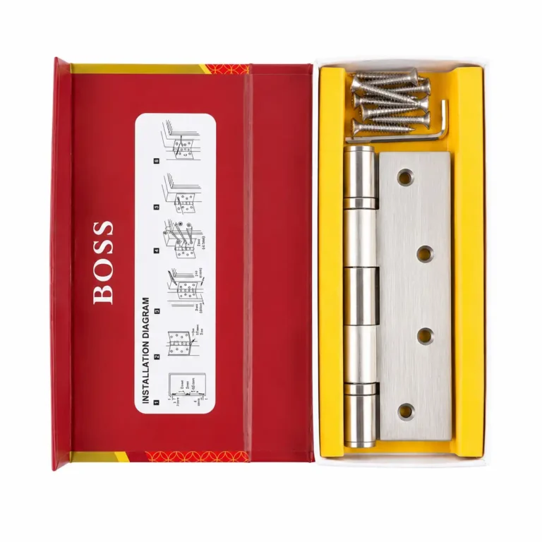 BOSS Stainless Steel Door Hinge with Installation Kit