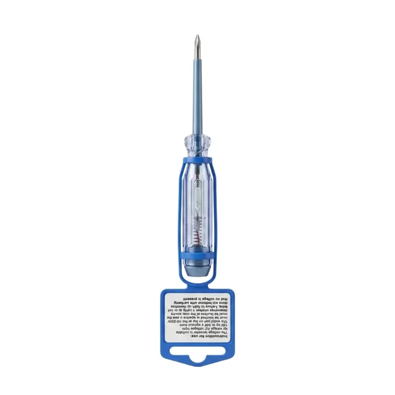 Digital voltage tester pen and screwdriver for electrical safety testing