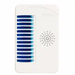 Ericson cartoon calling bell, a white musical electronic doorbell with blue sound vents for home or office in Bangladesh.