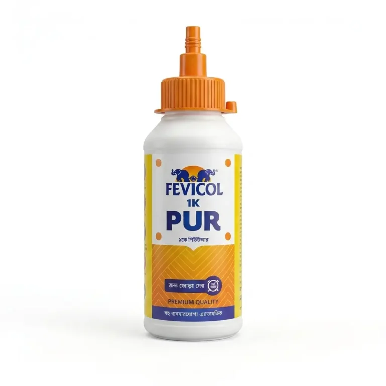 Fevicol 1K PUR premium quality waterproof polyurethane adhesive bottle with orange nozzle cap