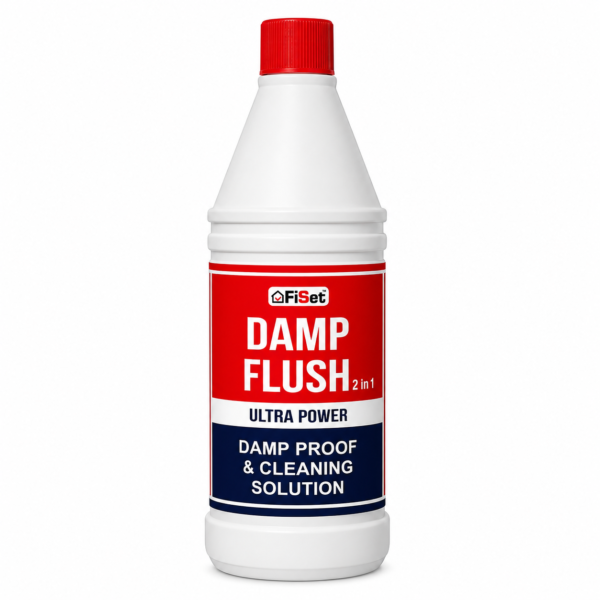 FiSet Damp Flush 2 in 1 damp proof and cleaning solution ultra power bottle