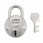 LAVA BULBUL 7 Lever Heavy Duty Brass Cylinder Padlock with Key