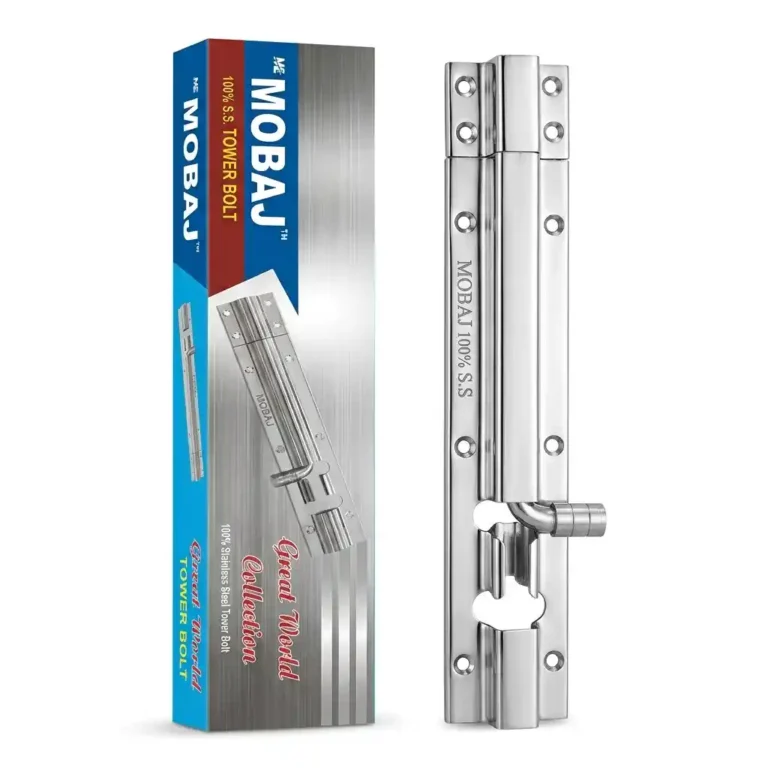 Mobaj 100 percent stainless steel premium tower bolt with great world collection packaging box