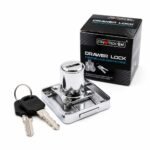 Protex high quality furniture drawer lock with keys and packaging box
