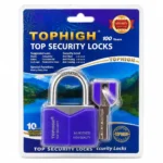 TopHigh heavy duty high quality top security padlock with keys