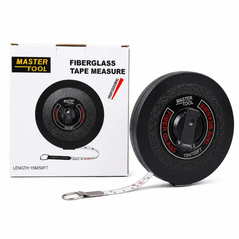 Master Tool Professional Fiberglass Tape Measure 15m Long Distance Measuring Tape